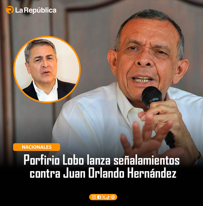 Porfirio Lobo lanza señalamientos  contra Juan Orlando Hernández - Cover Image